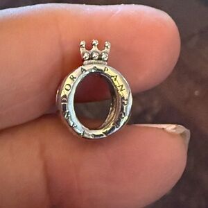 Pandora Silver Crown Ring Charm